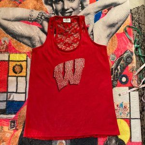 Wisconsin Badgers Bling Tank Top